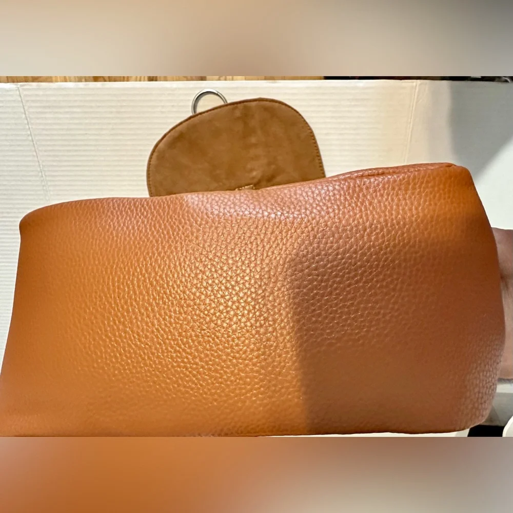 Primewear Vino‎ Two Bottle Leather Wine Tote Brown (NO Corkscrew Included) NWT